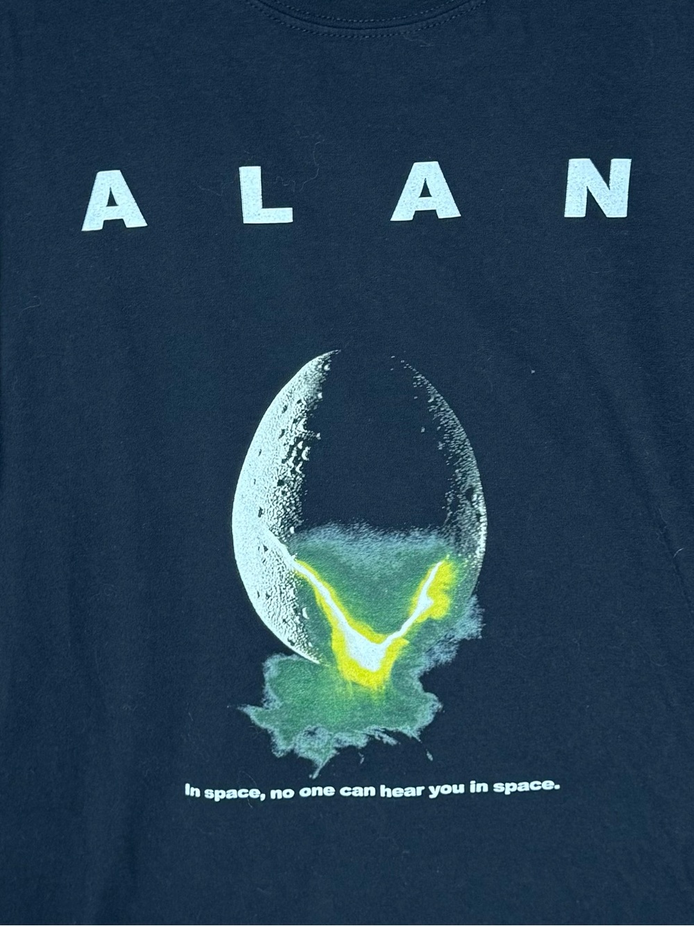 Alan Alien Pun Horror Comedy T-Shirt
